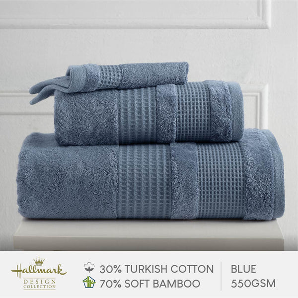 Caro home beacon 6 piece cotton towel set hotsell