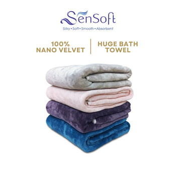Sensoft Nano Velvet Huge Bath Towel 90x170cm