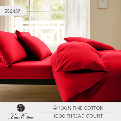 Fine Cotton - Red