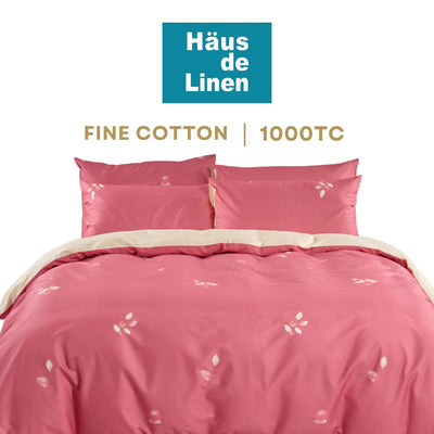HDL Sweet Home Cotton Fitted Sheet Set Full Bed Set Bedsheet Bed Linen
