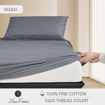 Fine Cotton - Grey Texture