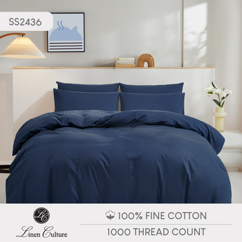 Fine Cotton - Navy