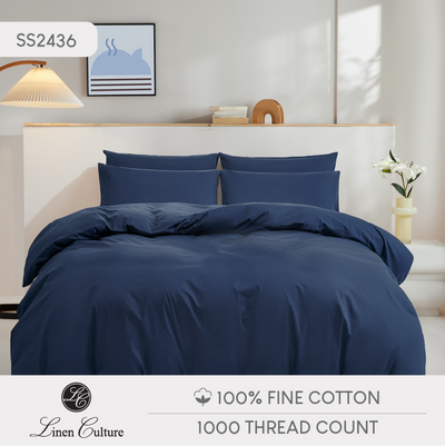 Fine Cotton - Navy