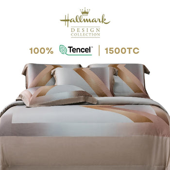 Pure Tencel - Chevron Grey