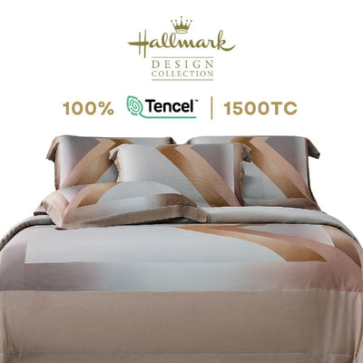 Pure Tencel - Chevron Grey