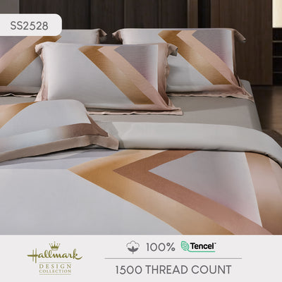 Pure Tencel - Chevron Grey