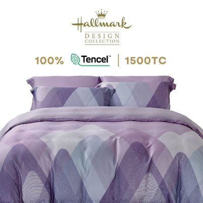 Pure Tencel - Geometric Purple