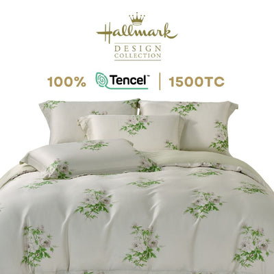 Pure Tencel - Floral Green
