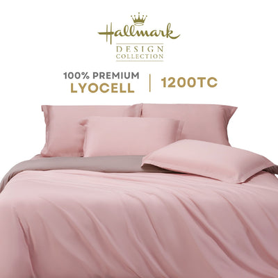 Hallmark Lyocell Bedsheet - Soft Mist Pink