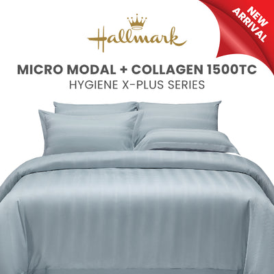 Hallmark Hygiene X-Plus Micro Modal 1500TC Bed Linen - Blue