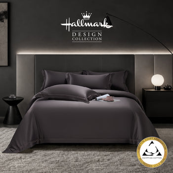 Hallmark Grandeur Egyptian Cotton 1700TC  Bed Linen - Black