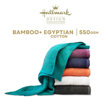 Luxuriously soft and highly absorbent Egyptian Cotton Bamboo Towels