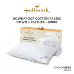 Hallmark Feather Down 3-Chamber Pillow