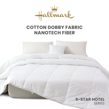 Hallmark 5-Star Hotel Down-Proof Dobby Comfy Fiber Quilt