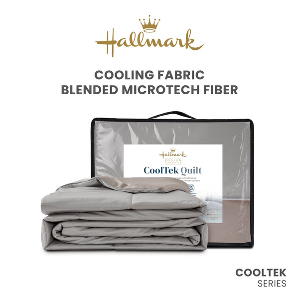 Hallmark CoolTek Fabric Soft-Fiber Quilted Blanket