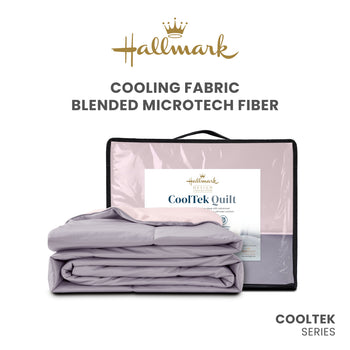 Hallmark CoolTek Fabric Soft-Fiber Quilted Blanket