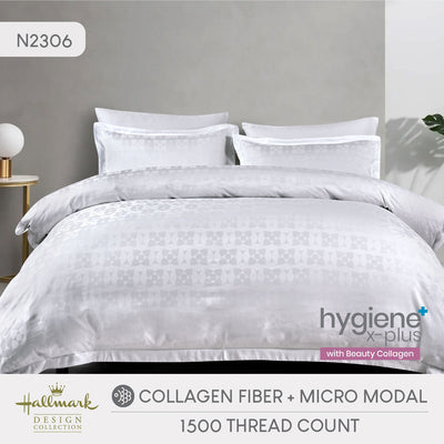 Hygiene Beauty Collagen - Geometric Jacquard White