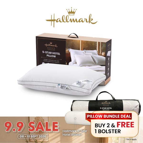 Hallmark 5-Star Hotel Comfy Fiber Pillow