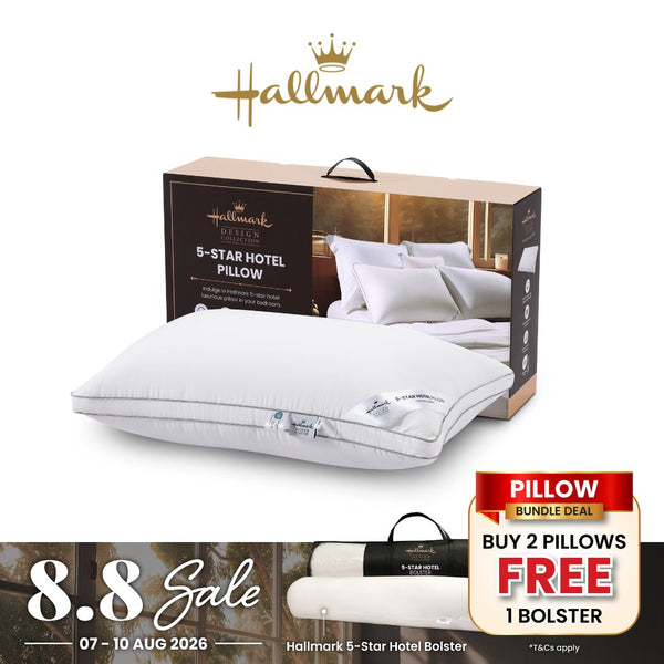 Hallmark 5-Star Hotel Comfy Fiber Pillow