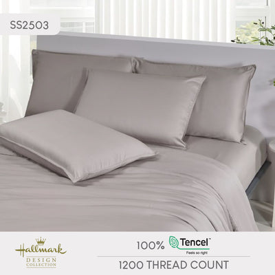 Pure Tencel -  Purple Grey