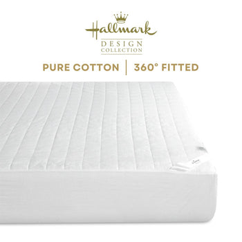 Hallmark Pure Cotton Mattress Protector – Ultimate Protection & Comfort