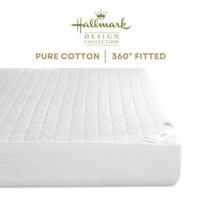 Hallmark Pure Cotton Mattress Protector – Ultimate Protection & Comfort